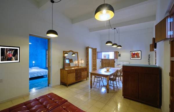 refurbished apartment in 1960's retro style