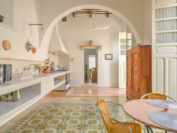 Casa Santiago colonial house in Merida center