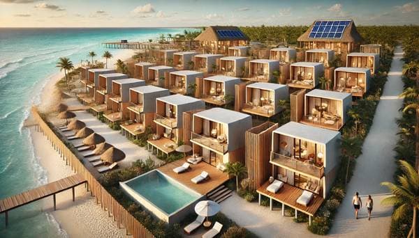 Authorized Eco-Hotel Project 190m Beachfront Lot For Sale | Playa