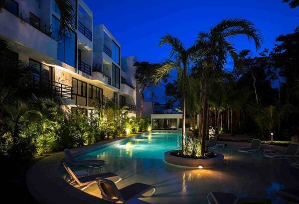 Chic Furnished 2B/2B Condo in TULUM COUNTRY CLUB /Riviera Maya
