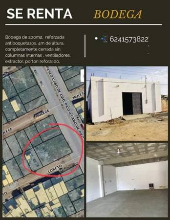 200 sqm Reinforced Warehouse | Excellent Location - For Rent